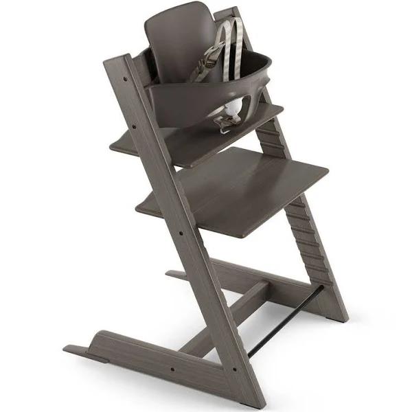 Stokke 2019 Tripp Trapp High Chair, Includes Baby Set, Black