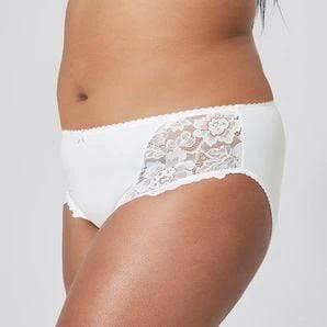 Target Woman Soft Lace High Cut Briefs; Style X21051 | White | Size 10