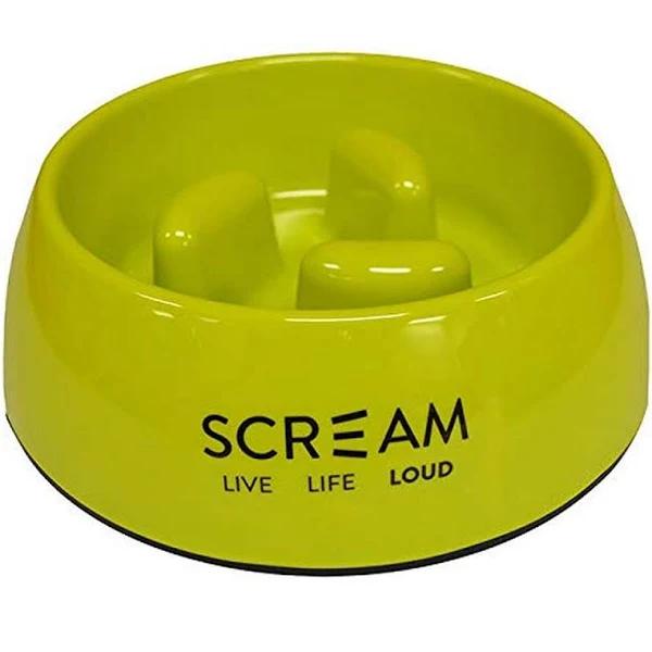 Scream Round Slow-Down Pillar Bowl 750ml / Loud Green