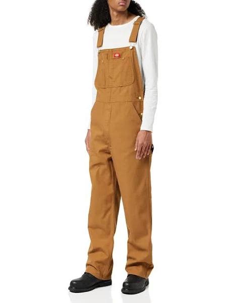 Dickies DB100 Bib Overalls - Rinsed Brown Duck, 42