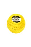 DMC Pearl Cotton Ball Size 8 87yd, Pale Yellow