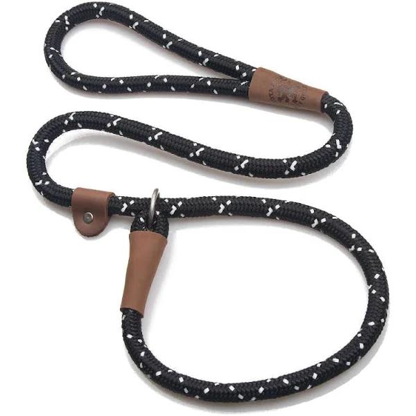 Mendota Slip Dog Lead 1/2" x 6ft - Assorted Colours Night Viz Black