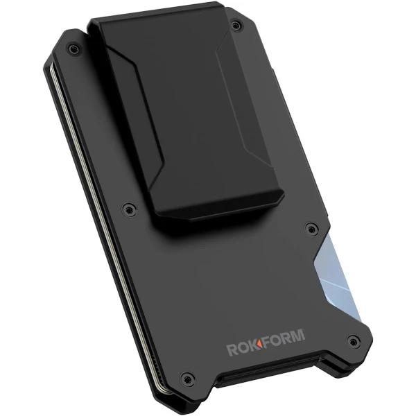 Rokform Aluminum Magnetic Wallet with RFID Blocking