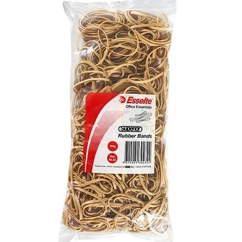 Esselte No.32 Superior Rubber Bands 500gm Bag