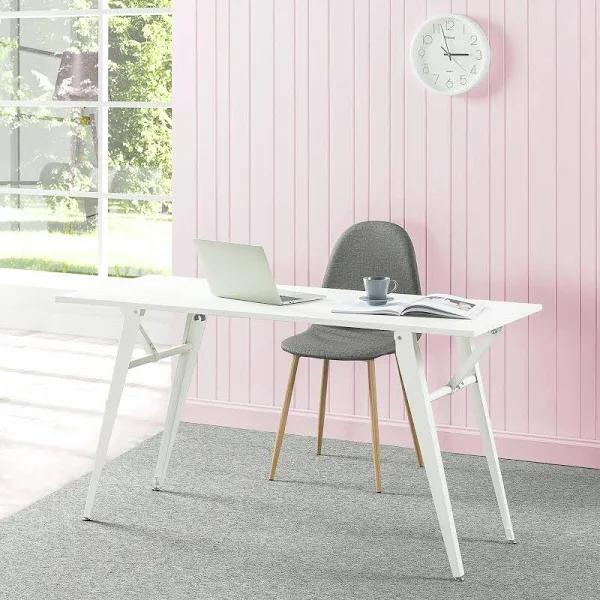 Zinus Lindy Folding Office Desk - White - AfterPay & zipPay Available