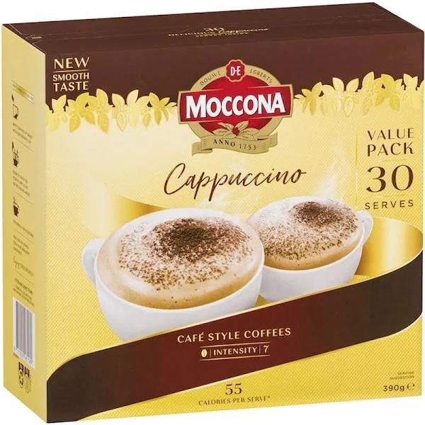 Moccona Coffee Sachets Cappuccino 30 Pack