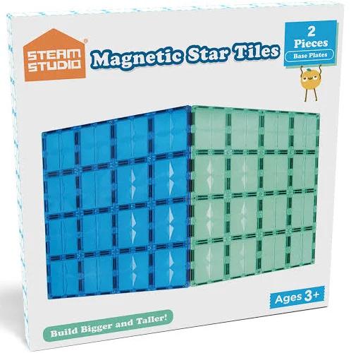 Steam Studio Magnetic Tiles Base Plates 2pcs Pack