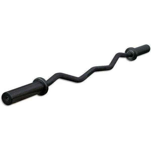 Olympic EZ Curl Bar | Black 250kg Max Capacity