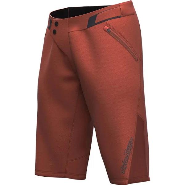 Troy Lee Designs Ruckus Shorts Shell Only Solid Red Clay