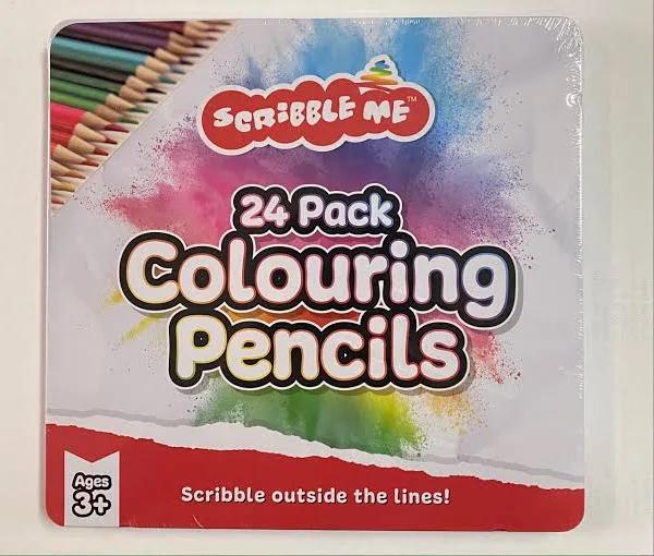 Scribble Me 24 Pack Colouring Pencils