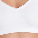 Pointelle Crop Top - Lily Loves | White | Size 18