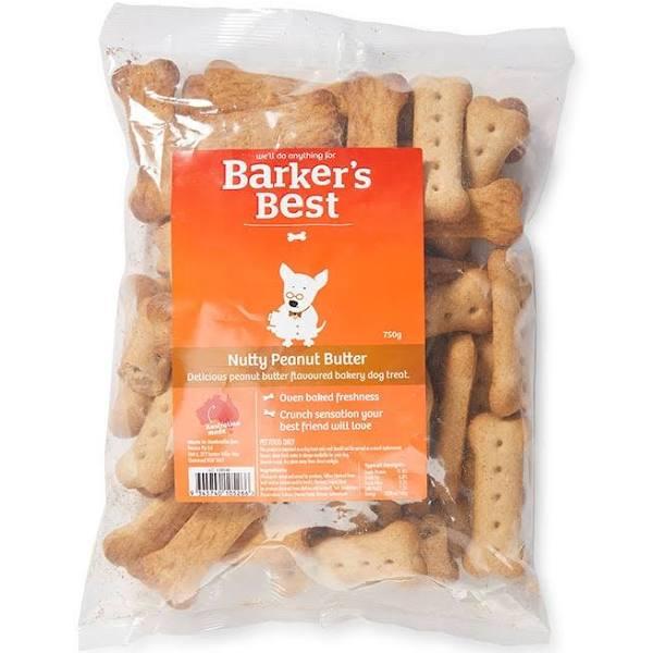 Barkers Best Peanut Butter Biscuits Dog Treat 750g x 2