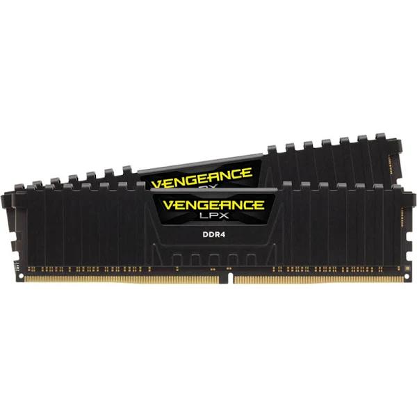 Corsair Vengeance LPX 64GB (2x32GB) DDR4 3600MHz Desktop Memory Black CMK64GX4M2D3600C18