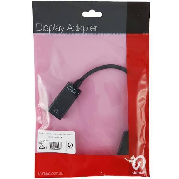 Shintaro DisplayPort (DP) to 4K HDMI Adapter