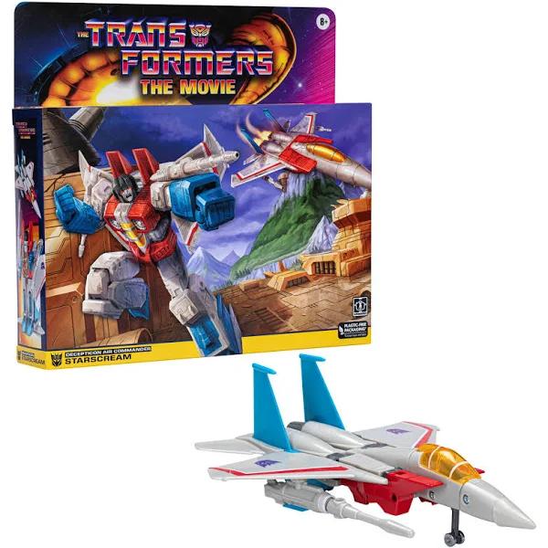 Transformers The Movie Decepticon Air Commander Starscream Retro Action Figure