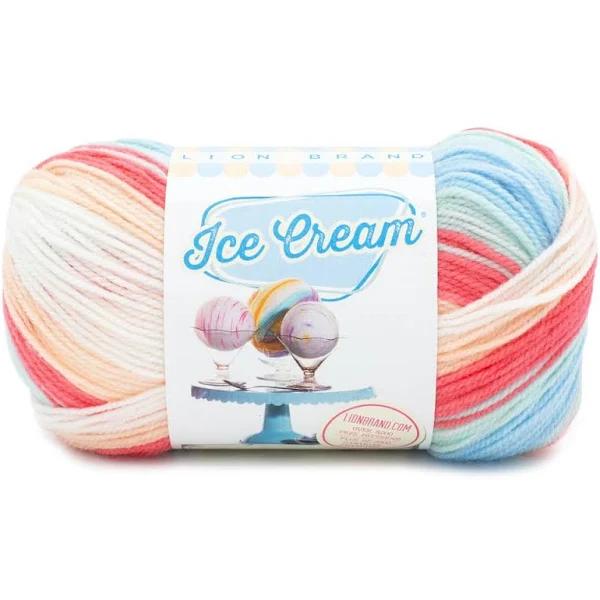 Lion Brand Ice Cream Yarn - Twinberry Cheesecake*