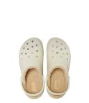 Crocs Women's Classic Platform Lined Clog; Bone, W5