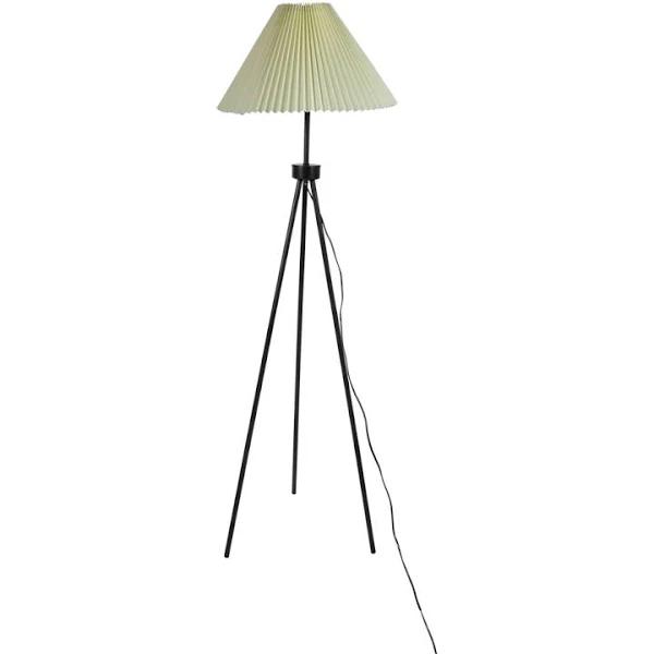 Modern LED Floor Lamp Stand Reading Light Decoration Indoor Classic Linen Fabric