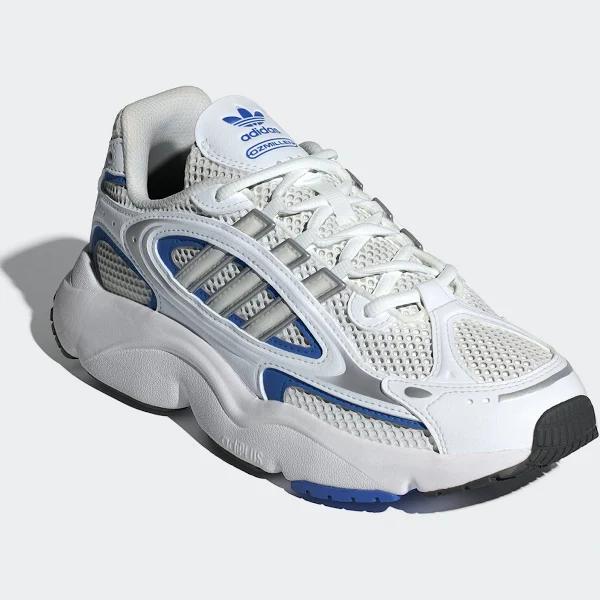 adidas-OZMILLEN Shoes-Women-Cloud White / Blue / Core Black-8.5