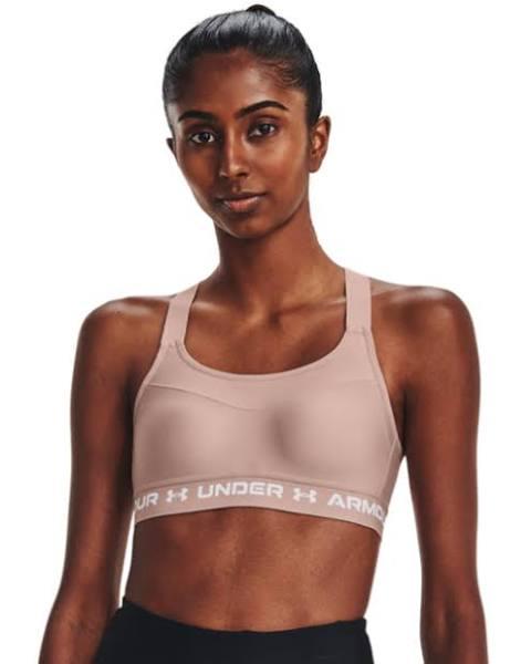 Under Armour High Crossback Bra Light Pink - 90C