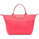 Longchamp Small Le Pliage Recycled Canvas Top Handle Bag Carrot