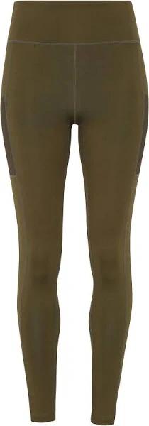 TriDri Womens/Ladies Performance Compression Leggings Olive Green Womens Leggings