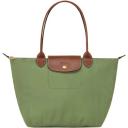 Longchamp Small Le Pliage Recycled Canvas Top Handle Bag Carrot