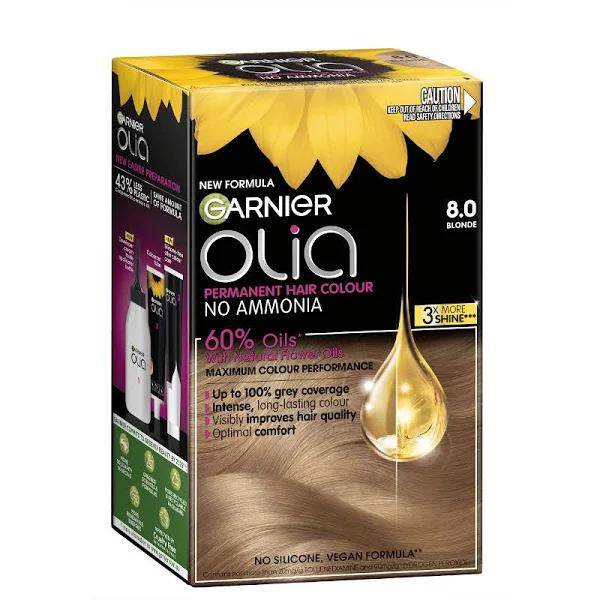 Garnier Olia Permanent Hair Colour - Blonde 8.0