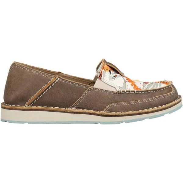 Ariat Womens Cruiser - Western Aloha - Brown Bomber Brown Bomber Surfing / B / 7