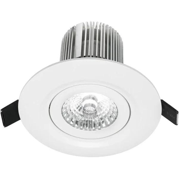 Brilliant Luxor 10W CCT LED Gimbal Downlight White