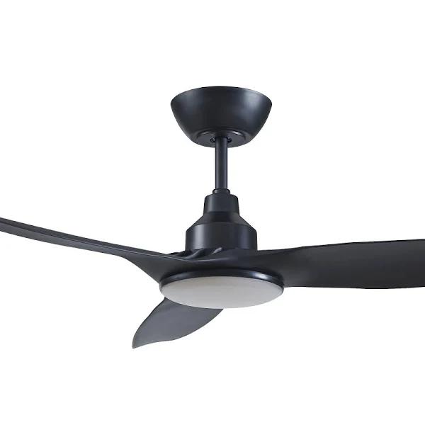 Ventair Skyfan 48" (1200mm) DC Ceiling Fan with 20W Tri Colour LED Light and Remote Black