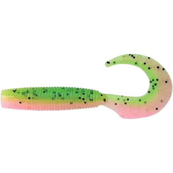 Daiwa Bait Junkie Grub Lure 4in Strawberry Ripple