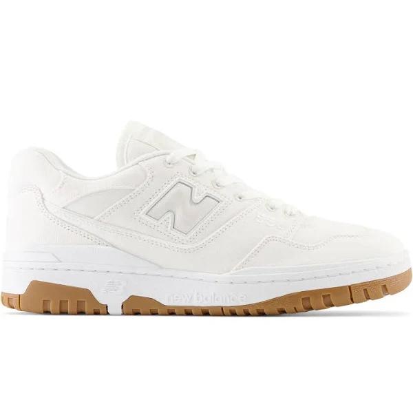 New Balance 550 Sneakers with Gumsole in White