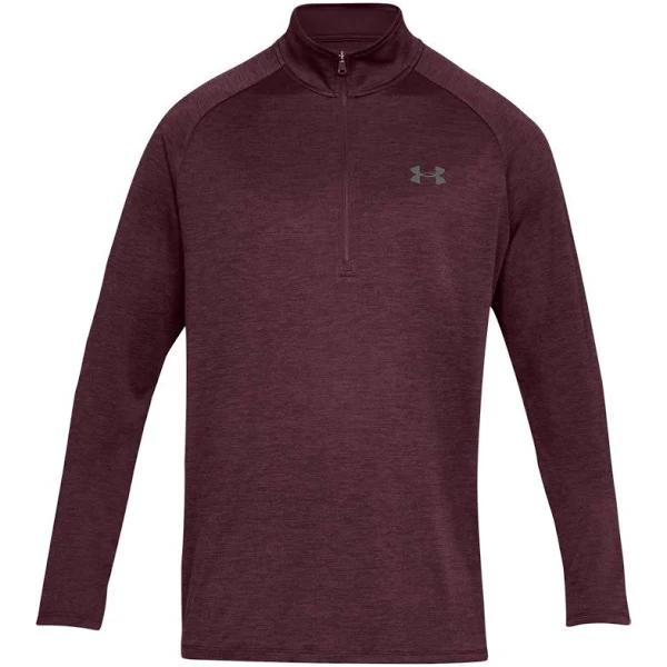 Under Armour Men's Tech Glacier 1⁄4 Zip - Burgundy