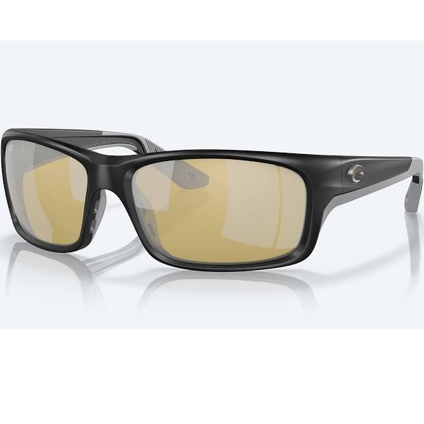 Costa Jose Pro Sunglasses 580G Matte Black / Sunrise Silver Mirror