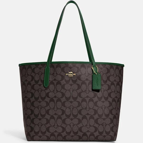 Coach - City Tote Bag in Signature Canvas - 196395102532