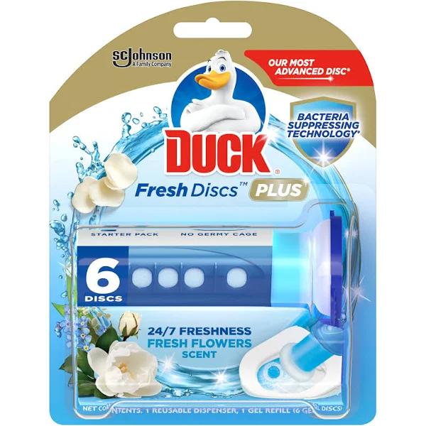 Duck Fresh Discs Plus Toilet Cleaner Fresh Flowers Scent 36ml