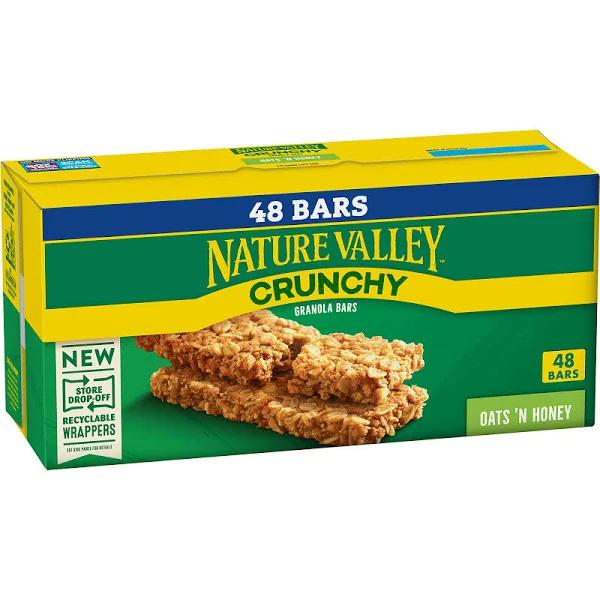 Nature Valley Granola Bars, Oats 'N Honey, Crunchy - 24 pack, 1.49 oz