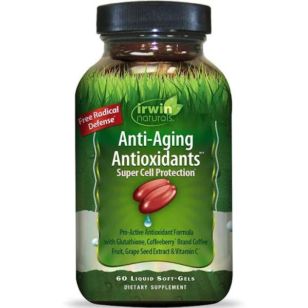 Irwin Naturals Anti-aging Antioxidants - 60 Liquid Soft-Gels