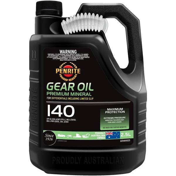 Penrite Gear Oil 140 Mineral 2.5 L GO1400025