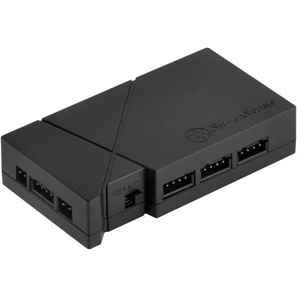 Silverstone LSB01 8-Port RGB LED Control Box with 2 RGB LED Strips