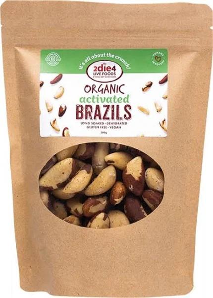 2Die4 Live Foods Activated Organic Brazil Nuts 1kg