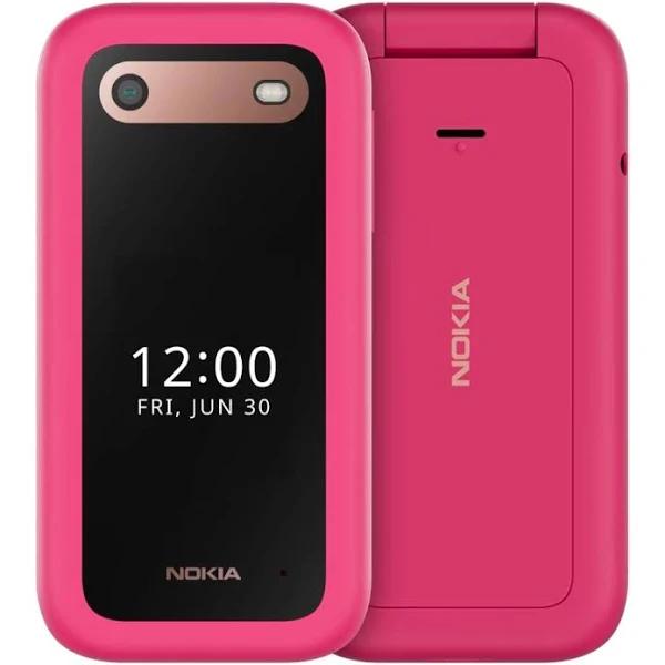 Nokia 2660 Flip (Dual Sim, 2.8 Inches, 32GB, 4G) - Pop Pink