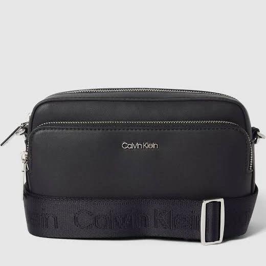 Calvin Klein Must Black Camera Crossbody Bag Black