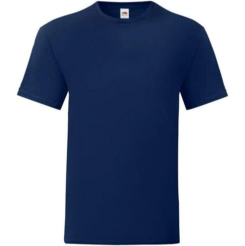 Fruit of The Loom Mens Iconic 150 T-Shirt Navy XXL Cotton Mens T-Shirt