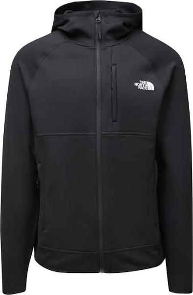 The North Face Mens Canyonlands Hooded Fleece Jacket TNF Black