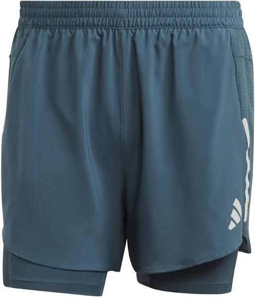 adidas-Designed 4 Running 2-in-1 Shorts-Men-Arctic Night-2XL