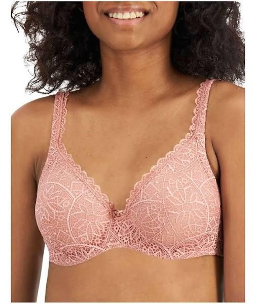 Berlei Barely There Lace Contour Bra - Dusty Pink, Size: 12 B