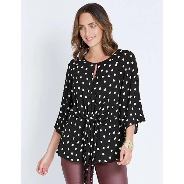 Katies - Womens Tops - Tie Front Top