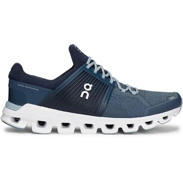 On Cloudswift Running Shoe Men's, Denim/Midnight, 14